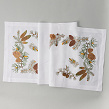 Pinecone Wreath white linen runner, 140*40 cm - Image #3