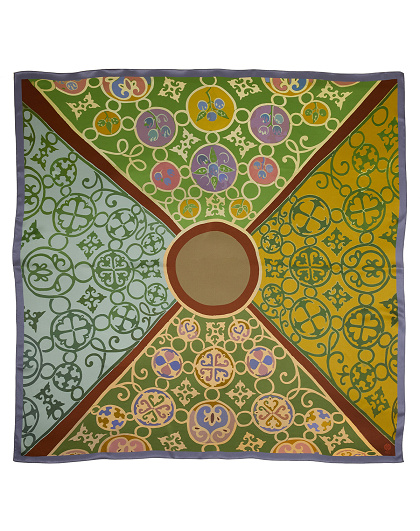 Dome silk scarf, 65*65 cm - Image #2