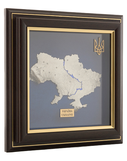 Колаж Україна зі сріблом та позолотою - Зображення №2