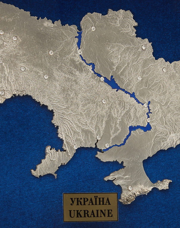 Колаж Україна зі сріблом та позолотою - Зображення №4