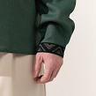 Men's vyshyvanka ED8 made of green linen - Image #7