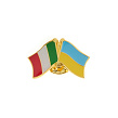 Значок Прапори співдружності Україна + Італія - Зображення №1