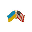 Значок Прапори співдружності Україна + США - Изображение №1