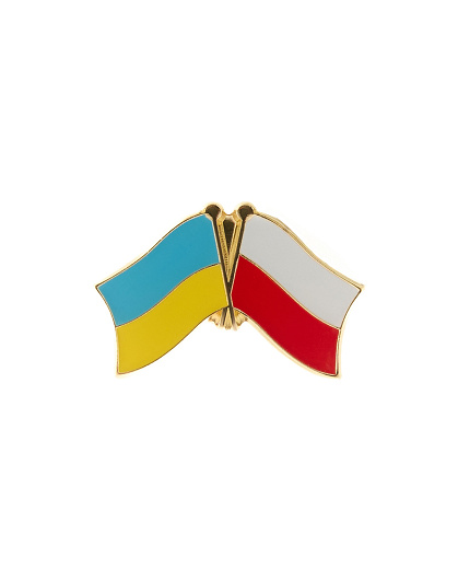 Значок Прапори співдружності Україна + Польща - Изображение №1