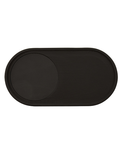 Підставка Nordic Eclipce Tray Black дерев'яна - Зображення №2
