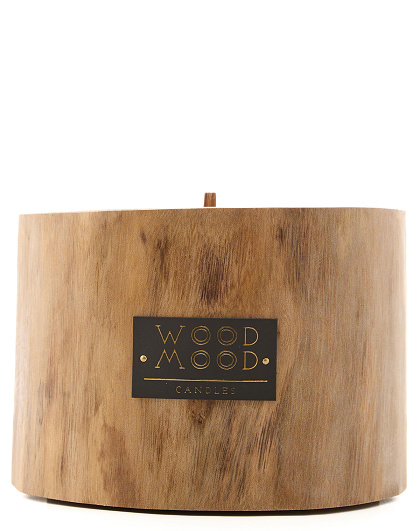 Свічка ароматизована Ubud Patio Cedarwood у дереві - Зображення №2