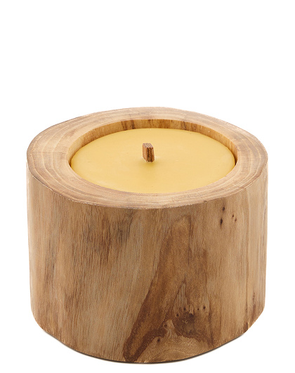 Свічка ароматизована Ubud Patio Cedarwood у дереві - Зображення №4
