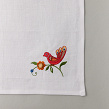 Set of white towels Tree of Life in a mustard bag with a bird, 2 pcs. - Image #6