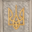 Плакетка Тризуб зі срібленням та позолотою, 185*170*20 мм - Зображення №4