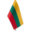 Прапор Литви на металевій стійці - Зображення №1