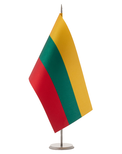 Прапор Литви на металевій стійці - Зображення №1