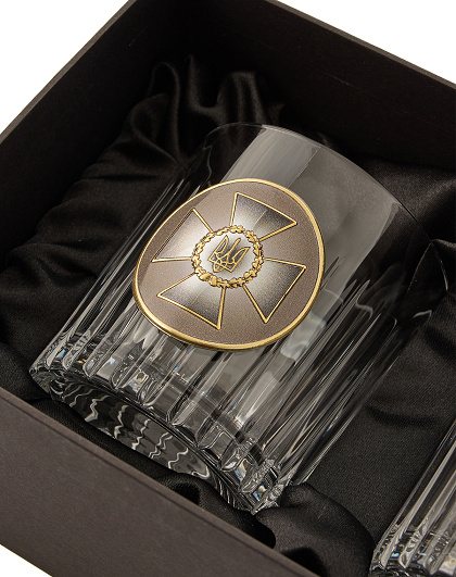 Набір келихів для віскі Армійський, 2 шт., Boss Crystal - Зображення №4