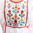 Yaryna women's beige vest with Yavoriv embroidery - Image #5
