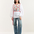Yaryna women's beige vest with Yavoriv embroidery - Image #6