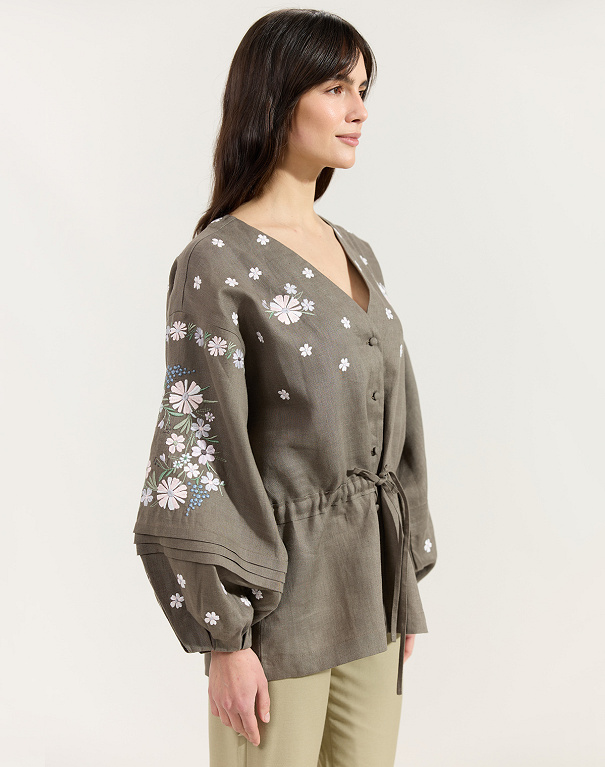 Budzhack Dark women's shirt with buttons - Image #2