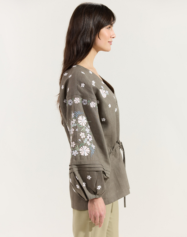 Budzhack Dark women's shirt with buttons - Image #3