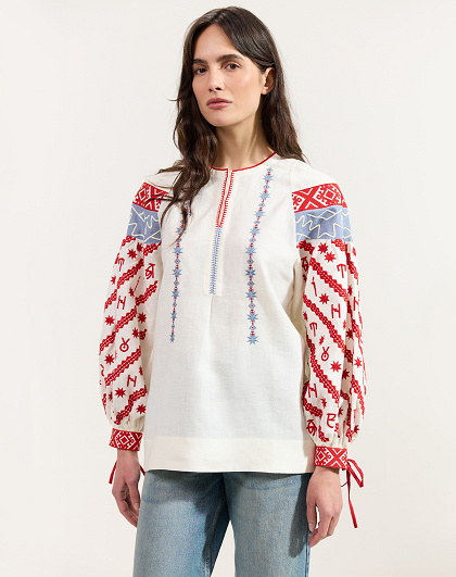 Rutenia women's shirt inspired by the clothing of the west of Ukraine - Image #1