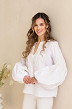 Strumivka white blouse for women - Image #1