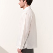 Shirt for men Bilosvit white with white embroidery, long sleeves - Image #3